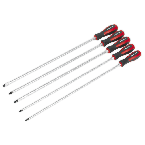[AK4936] Extra-Long Hammer-Thru Screwdriver Set 450mm 5pc