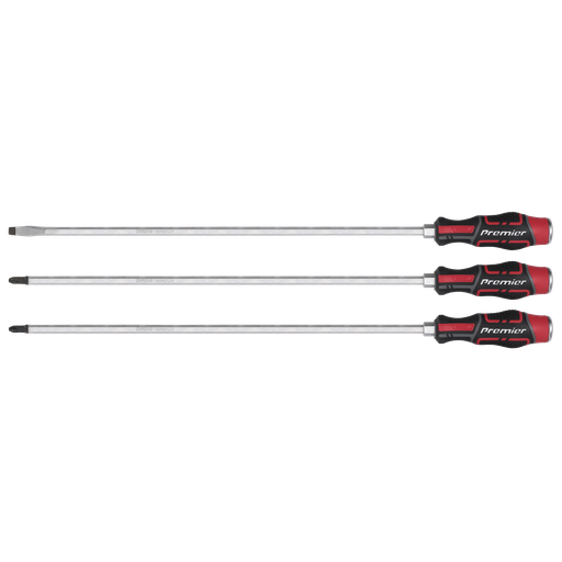 [AK4942] Premier Extra-Long Hammer-Thru Screwdriver Set 450mm 3pc
