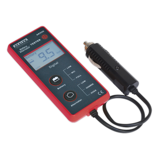 [AK500] Battery & Alternator Tester with LCD Screen 12V