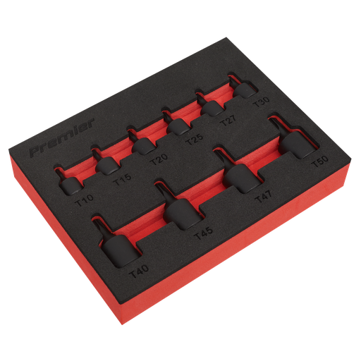 [AK5526] Premier Low Profile TRX-Star* Impact Socket Bit Set 1/4" & 3/8"Sq Drive 10pc