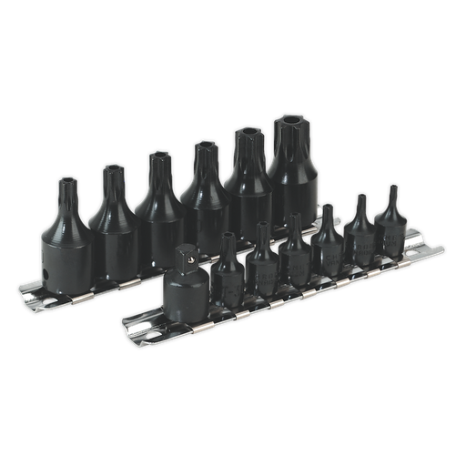 [AK5585] Premier TRX-Star* Security Socket Bit Set 1/4" & 3/8"Sq Drive 13pc
