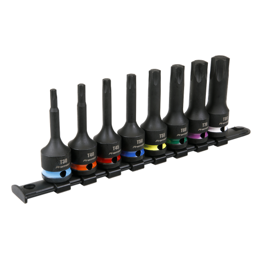 [AK56002] Premier TRX-Star* Impact Socket Bit Set 1/2"Sq Drive 8pc