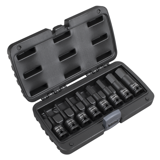 [AK5601] Premier Hex Impact Socket Bit Set 1/2"Sq Drive 8pc