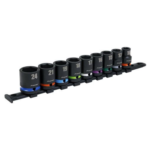[AK5618M] Premier Impact Socket Set 1/2"Sq Drive 9pc