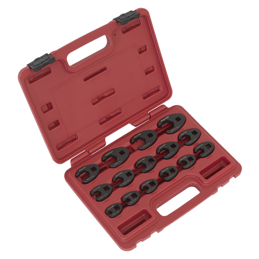 [AK5983] Premier Crow's Foot Spanner Set 3/8"Sq Drive 15pc