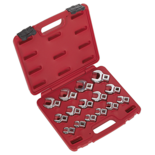 [AK59891] Premier Crow's Foot Open-End Spanner Set 3/8"Sq Drive 15pc