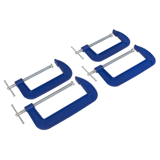 [AK6006SET] Sealey G-Clamp Set 150mm & 200mm 4pc