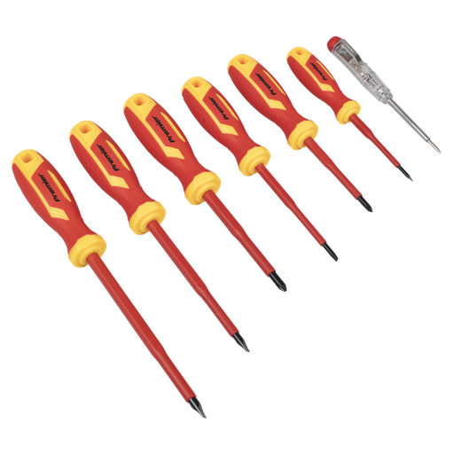 [AK6125] Sealey Screwdriver Set 7pc VDE Approved
