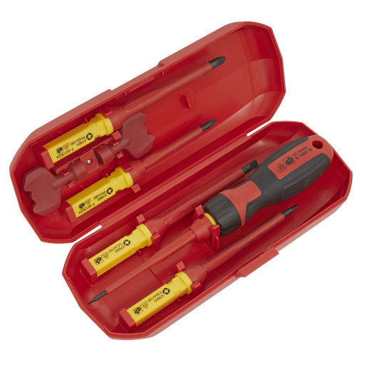 [AK61280] Premier Interchangeable Screwdriver Set 8pc - VDE Approved