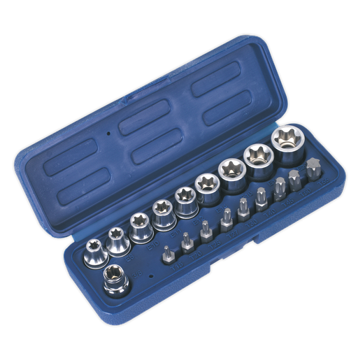 [AK6191] Premier TRX-Star* Socket & Bit Set 3/8"Sq Drive 19pc