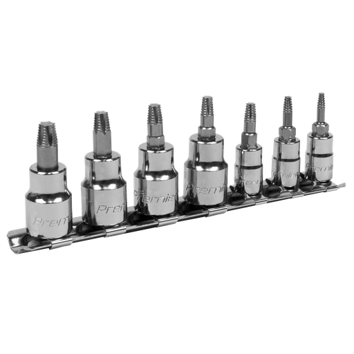 [AK62262] Premier Lock-On™ TRX-Star* Socket Bit Set 1/4" & 3/8"Sq Drive 7pc