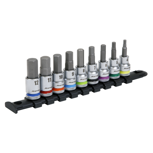 [AK6250] Premier Platinum Hex Socket Bit Set 3/8"Sq Drive 9pc