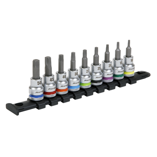 [AK6251] Premier Platinum TRX-Star* Socket Bit Set 3/8"Sq Drive 9pc