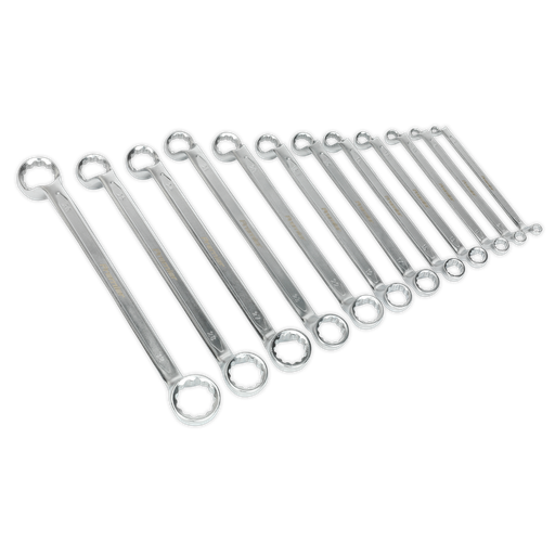 [AK6328] Premier Offset Double End Ring Spanner Set 12pc