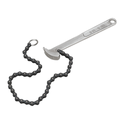 [AK6409] Sealey Oil Filter Chain Wrench 60-140mm Capacity