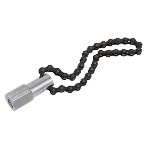 [AK641] Sealey Oil Filter Chain Wrench 1/2"Sq Drive 120mm Capacity