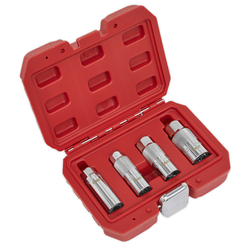[AK6556] Spark Plug Socket Set 3/8"Sq Drive 4pc