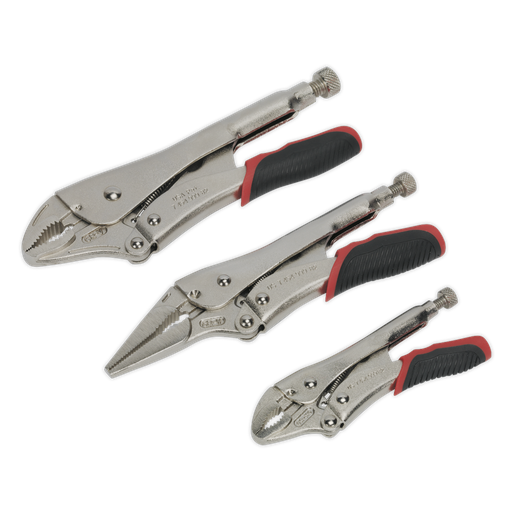 [AK6863] Premier Quick Release Locking Pliers Set 3pc