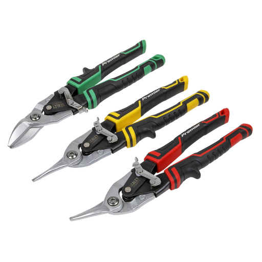 [AK69073] Premier High Leverage Aviation Tin Snip Set 3pc