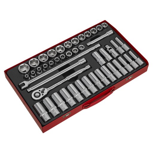 [AK6941] Premier Socket Set 1/2"Sq Drive 46pc