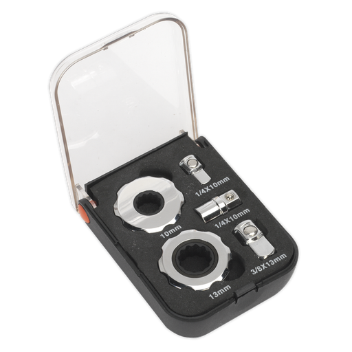 [AK6959] Premier Palm Ratchet Set 1/4" & 3/8"Sq Drive 5pc
