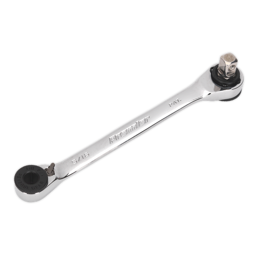 [AK6967] Premier Ratchet Spanner 1/4"Hex x 5/16"Hex Drive with 1/4"Sq Drive Adaptor