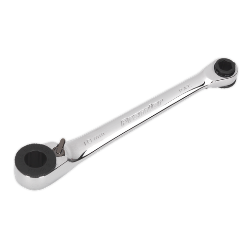 [AK6968] Premier Reversible Ratchet Spanner 1/4"Hex x 10mm Hex