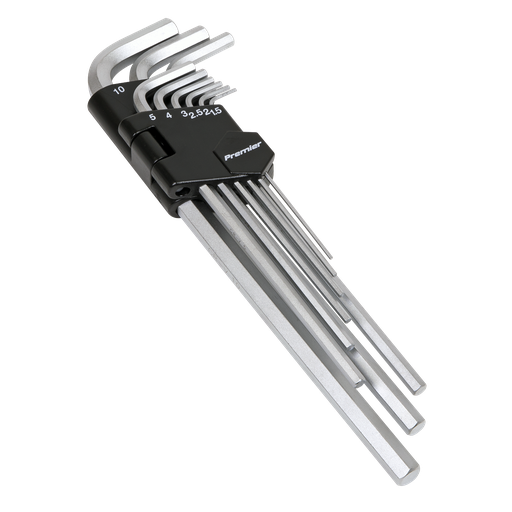 [AK7137] Premier Extra-Long Hex Key Set 9pc