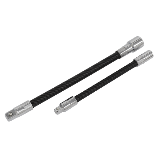 [AK7341] Premier Flexible Extension Adaptor Set 1/4"Sq x 150mm & 3/8"Sq x 200mm 2pc