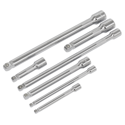 [AK770] Premier Wobble/Rigid Extension Bar Set 1/4", 3/8" & 1/2"Sq Drive 7pc