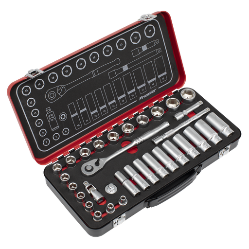 [AK7922] Premier Platinum Socket Set 3/8"Sq Drive 32pc