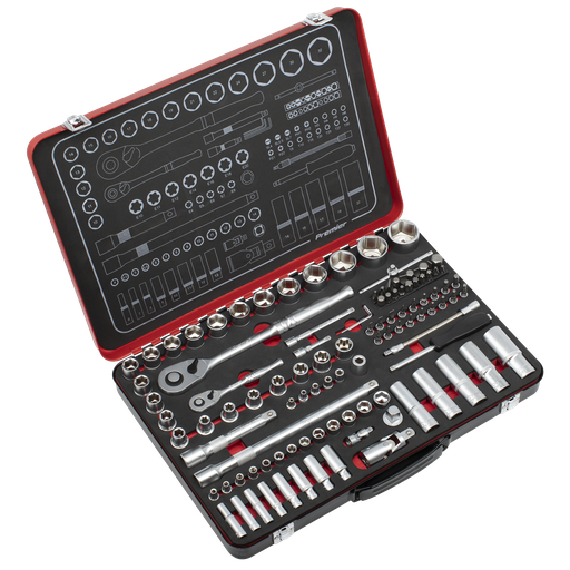 [AK7926] Premier Platinum Socket Set 1/4" & 1/2"Sq Drive 108pc