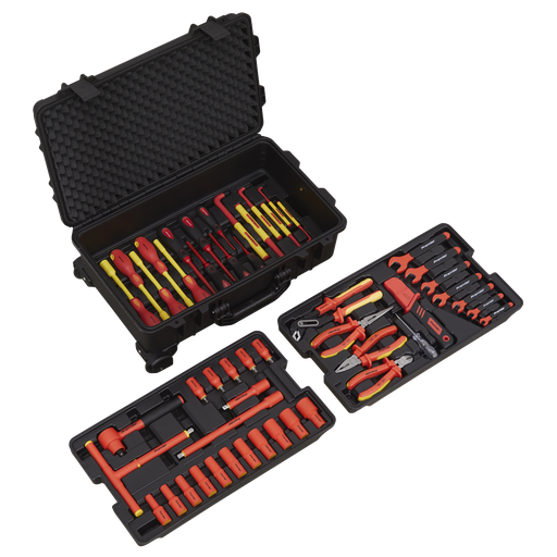 [AK7938] Premier Insulated Tool Kit 3/8"Sq Drive 1000V 50pc - VDE Approved