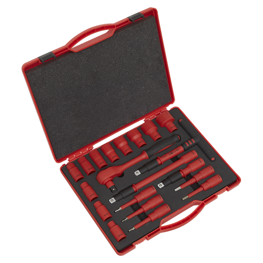 [AK7941] Premier Insulated Socket Set 1/2"Sq Drive 20pc - VDE Approved