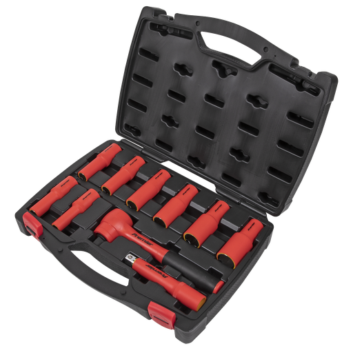 [AK7943] Premier Insulated Socket Set 1/2"Sq Drive 10pc - VDE Approved