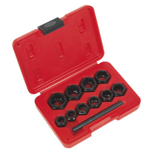 [AK8183] Spanner Type Bolt Extractor Set 11pc