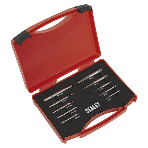 [AK8187] Step Drill Screw/Bolt Extractor Set 10pc