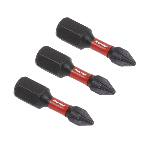 [AK8204] Premier Phillips Impact Power Tool Bits #1 x 25mm 3pc