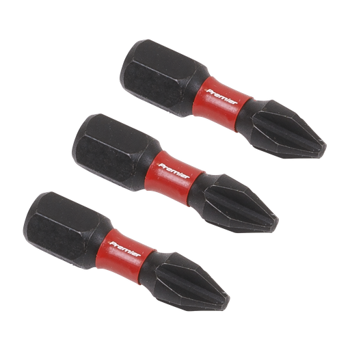 [AK8205] Premier Phillips Impact Power Tool Bits #2 x 25mm 3pc