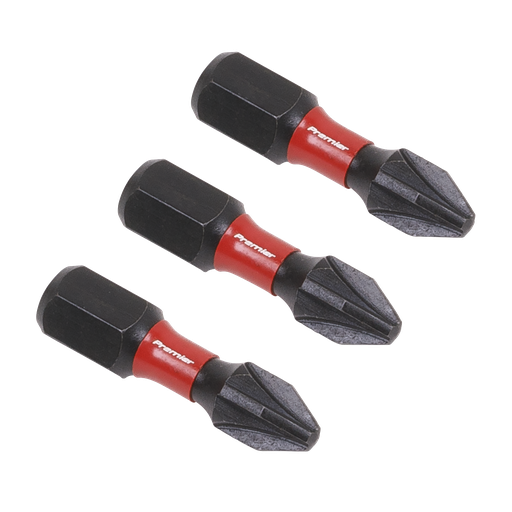 [AK8208] Premier Pozi Impact Power Tool Bits #2 x 25mm 3pc