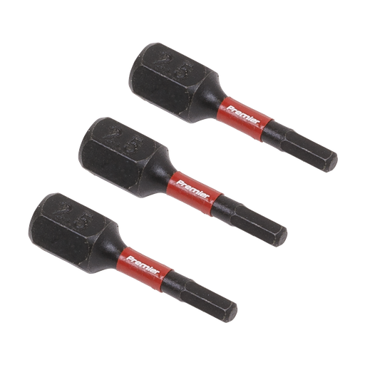 [AK8210] Premier Hex Impact Power Tool Bits 2.5 x 25mm 3pc