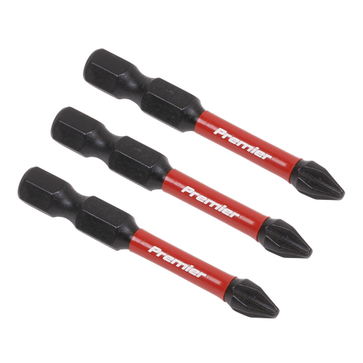 [AK8230] Premier Phillips Impact Power Tool Bits #2 x 50mm 3pc