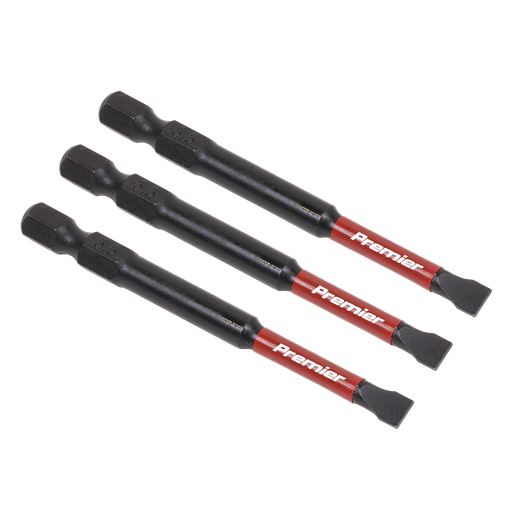 [AK8252] Premier Slotted Impact Power Tool Bits 5.5 x 75mm 3pc