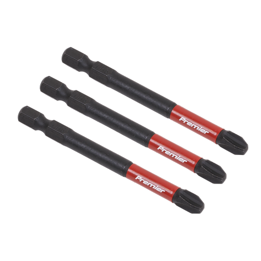 [AK8256] Premier Phillips Impact Power Tool Bits #3 x 75mm 3pc