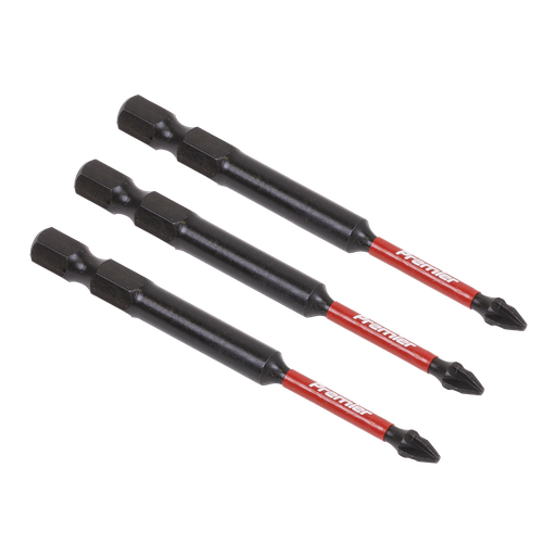 [AK8257] Premier Pozi Impact Power Tool Bits #1 x 75mm 3pc
