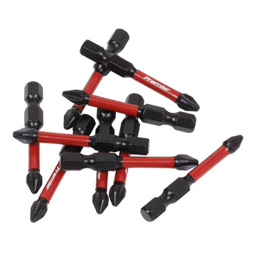[AK8274] Premier Phillips Impact Power Tool Bits #2 x 50mm 10pc