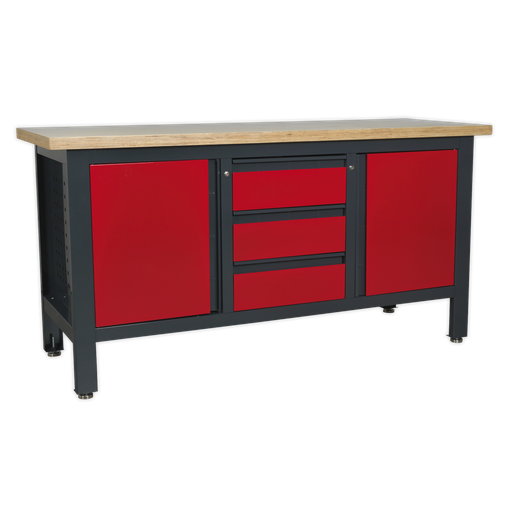 [AP1905C] Workbench with 3 Drawers & 2 Cupboards