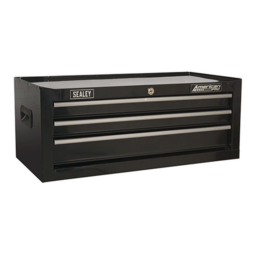 [AP223B] American PRO® Mid-Box Tool Chest 3 Drawer - Black