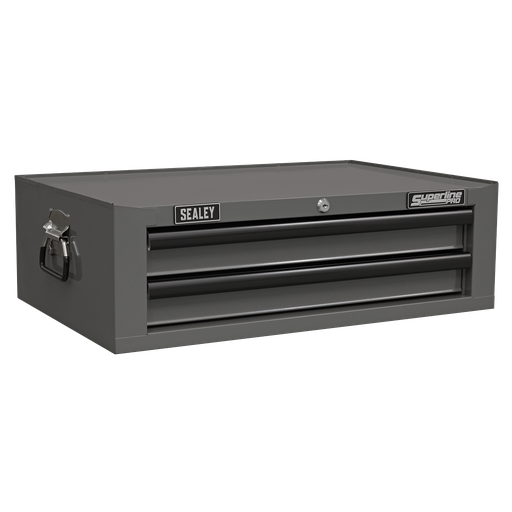 [AP26029TG] Superline PRO® Mid-Box Tool Chest 2 Drawer - Grey/Black