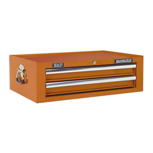 [AP26029TO] Superline PRO® Mid-Box Tool Chest 2 Drawer - Orange